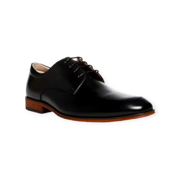 Like New Size 11.5 Steve Madden Tasher Black Leather Oxford - Picture 1 of 11